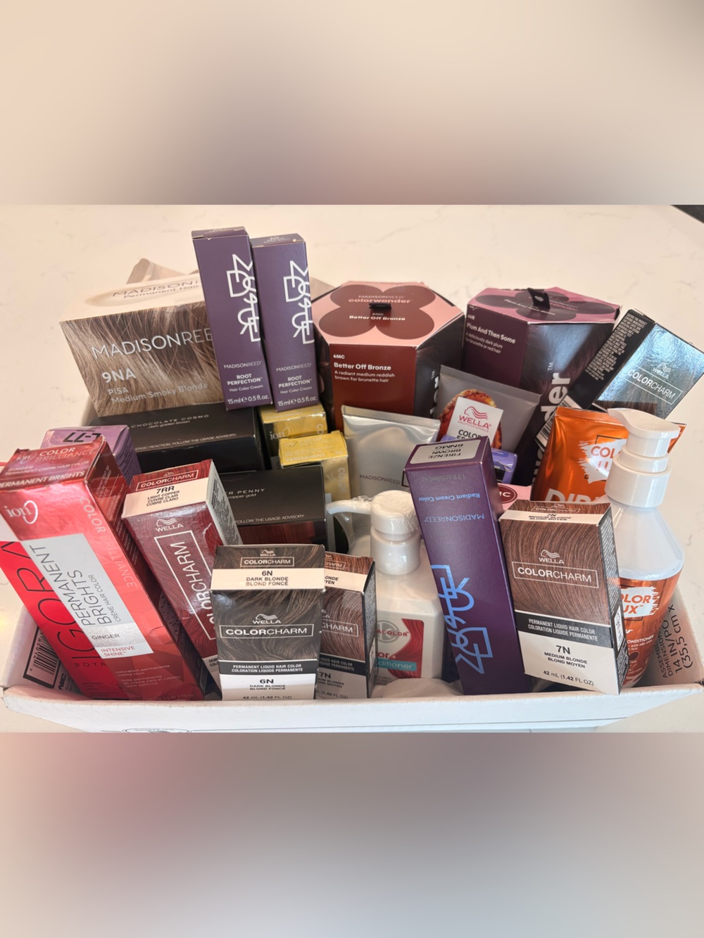 Professional Hair Color & Haircare Bundle – 20+ Pieces